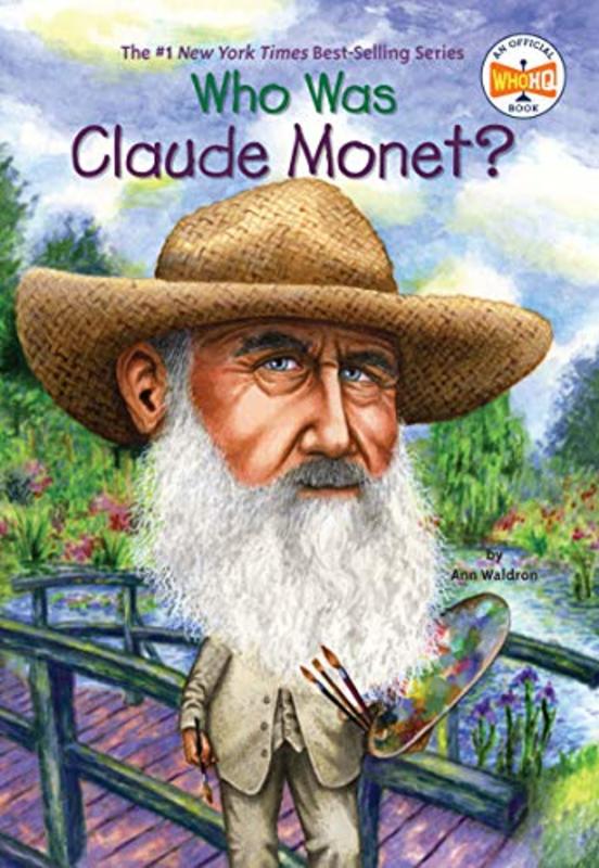 Book cover for "Who Was Claude Monet?" by Who HQ