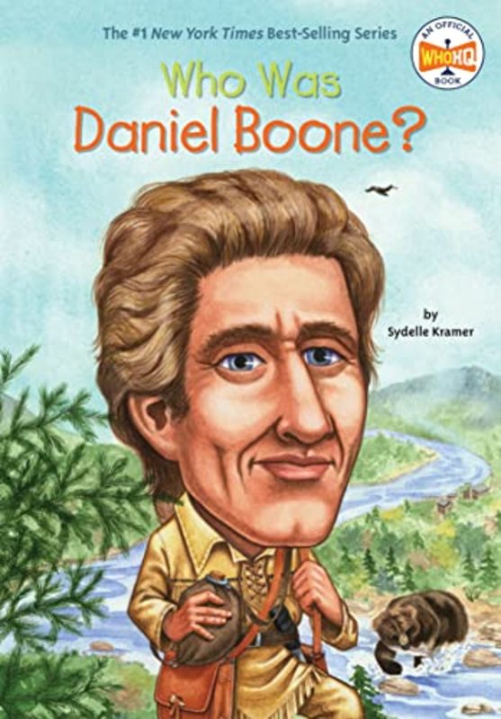 Book cover for "Who Was Daniel Boone?" by Who HQ