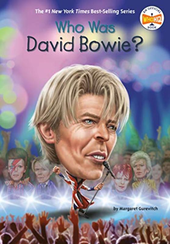Book cover for "Who Was David Bowie?" by Who HQ