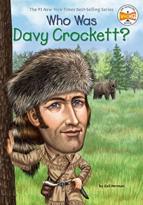 Book cover for "Who Was Davy Crockett?" by Who HQ