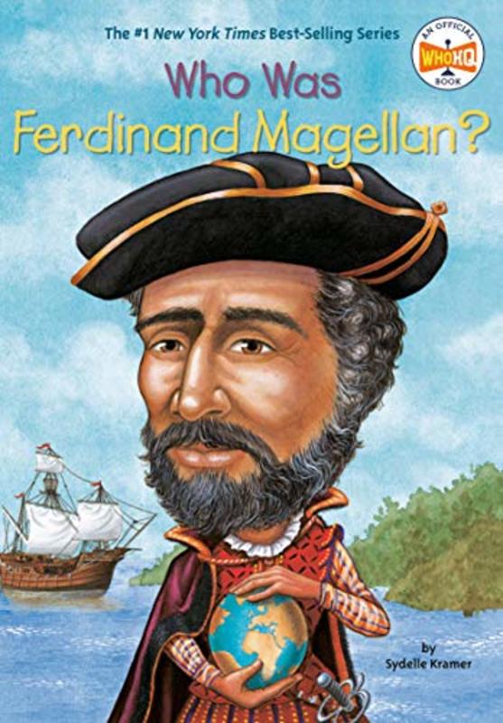 Book cover for "Who Was Ferdinand Magellan?" by Who HQ