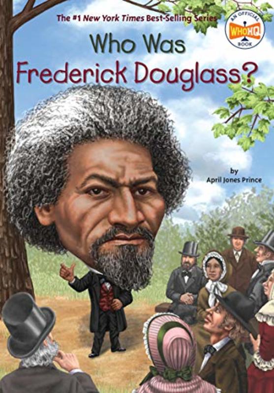 Book cover for "Who Was Frederick Douglass?" by Who HQ