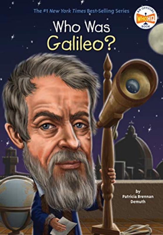 Book cover for "Who Was Galileo?" by Who HQ