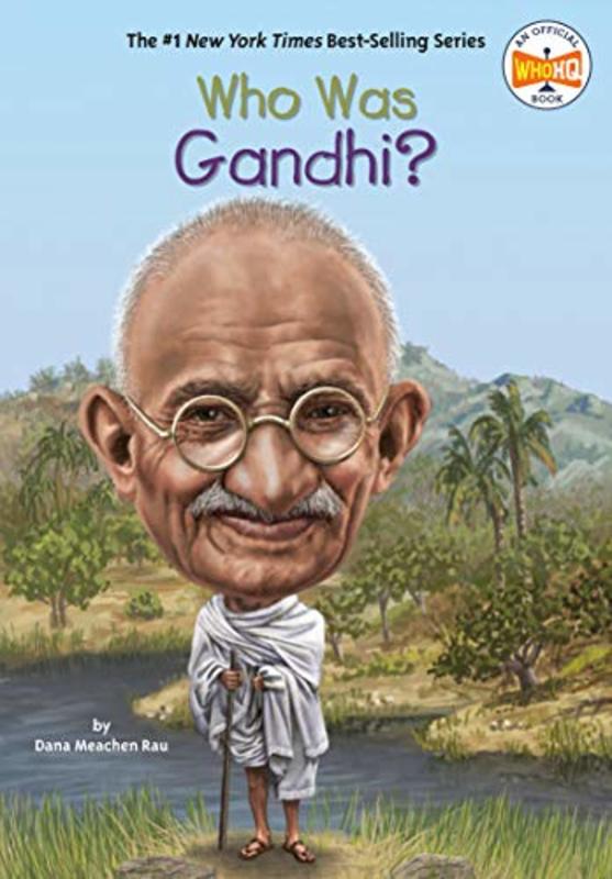 Book cover for "Who Was Gandhi?" by Who HQ
