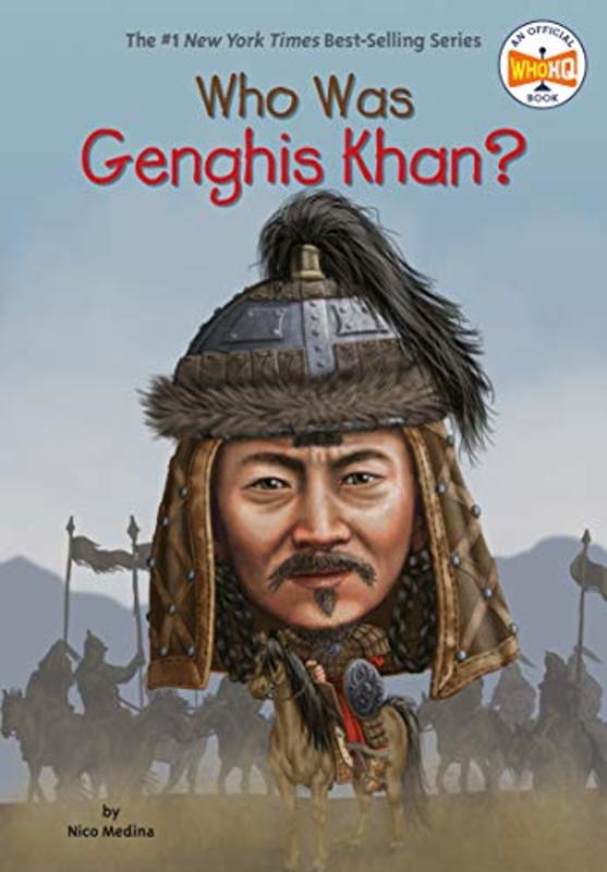 Book cover for "Who Was Genghis Khan?" by Who HQ