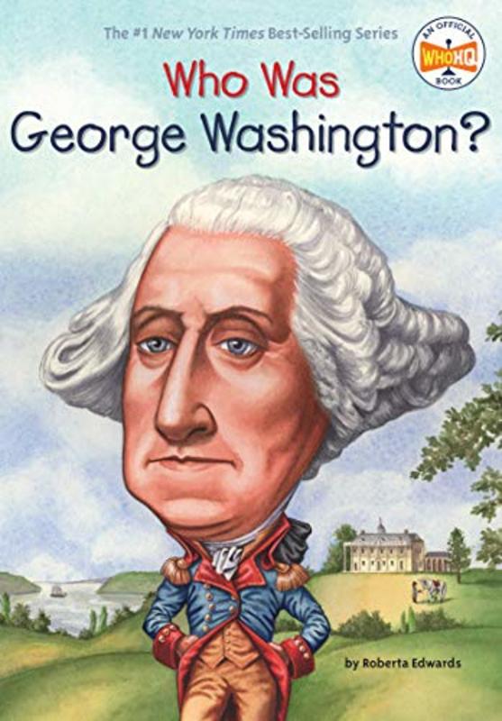 Book cover for "Who Was George Washington?" by Who HQ
