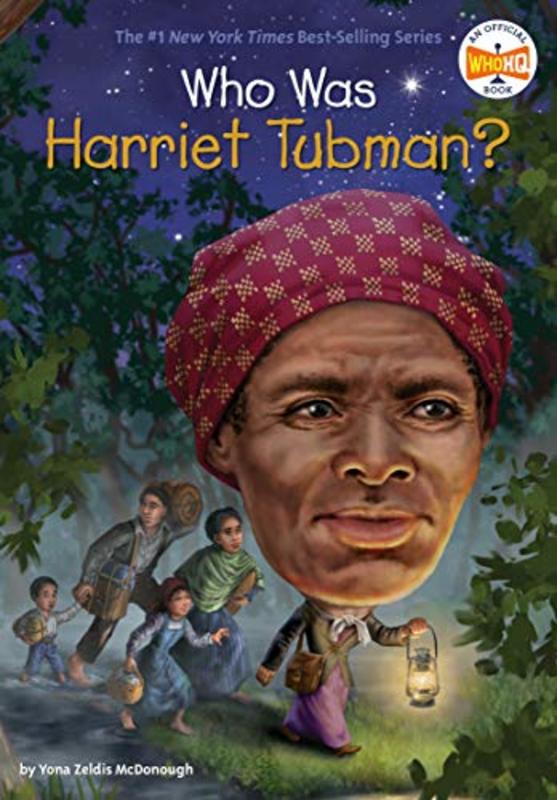 Book cover for "Who Was Harriet Tubman?" by Who HQ