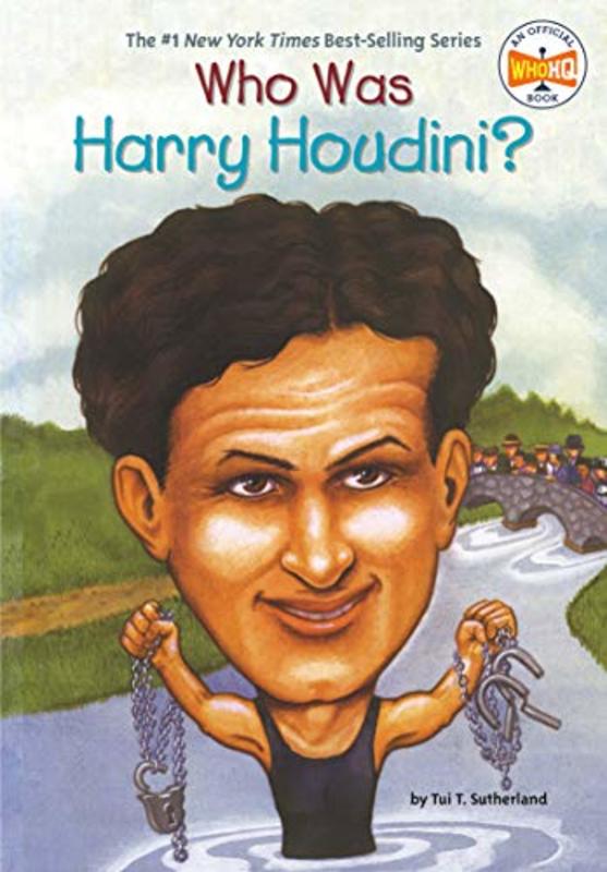 Book cover for "Who Was Harry Houdini?" by Who HQ