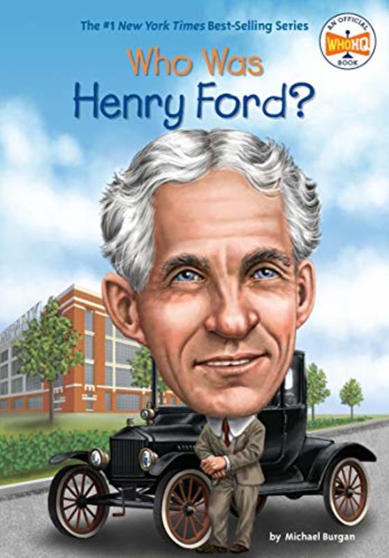 Book cover for "Who Was Henry Ford?" by Who HQ