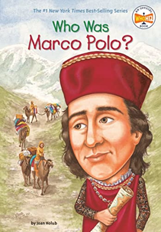 Book cover for "Who Was Marco Polo?" by Who HQ