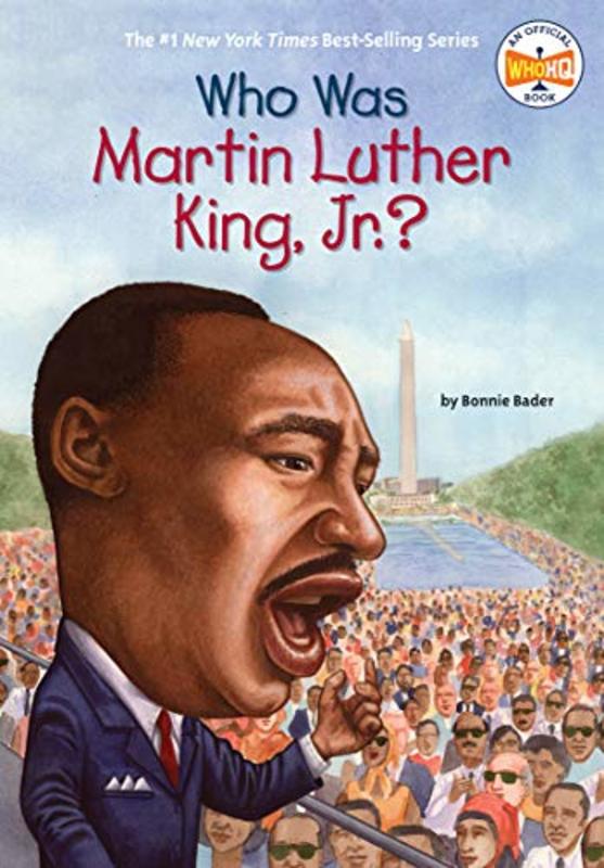 Book cover for "Who Was Martin Luther King, Jr.?" by Who HQ