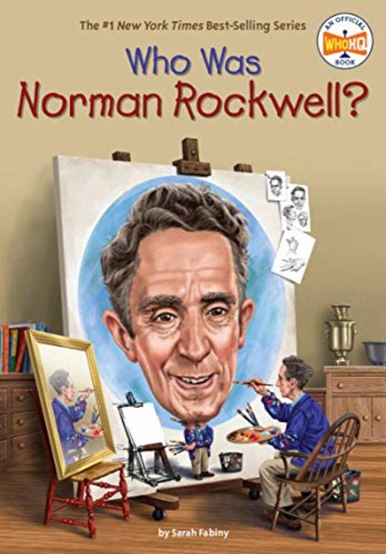 Book cover for "Who Was Norman Rockwell?" by Who HQ