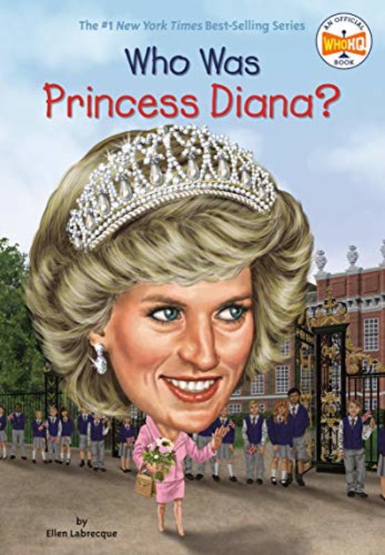 Book cover for "Who Was Princess Diana?" by Who HQ