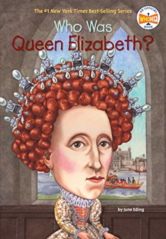 Book cover for "Who Was Queen Elizabeth?" by Who HQ