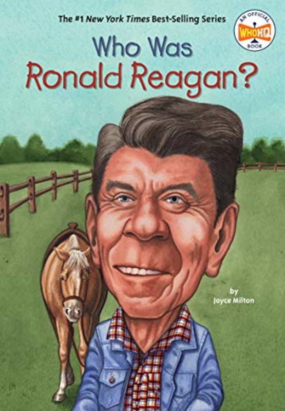 Book cover for "Who Was Ronald Reagan?" by Who HQ