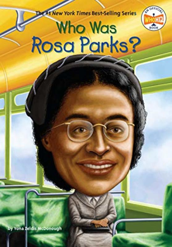 Book cover for "Who Was Rosa Parks?" by Who HQ
