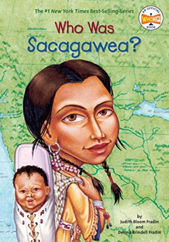 Book cover for "Who Was Sacagawea?" by Who HQ