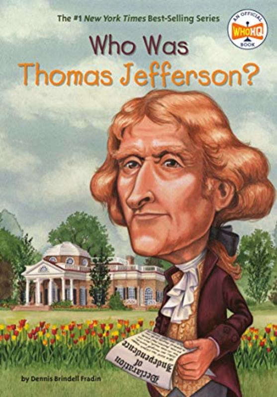 Book cover for "Who Was Thomas Jefferson?" by Who HQ