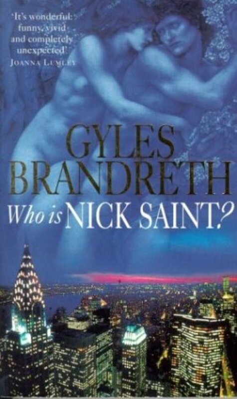 Book cover for "Who is Nick Saint?" by Gyles Brandreth