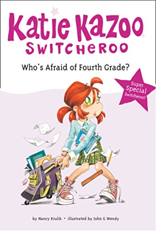Book cover for "Who's Afraid of Fourth Grade?" by Nancy Krulik