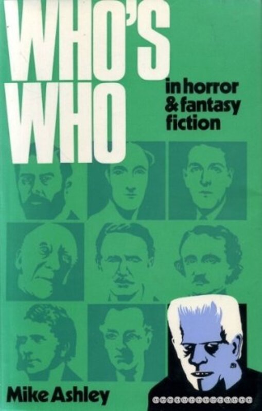 Book cover for "Who's Who in Horror and Fantasy Fiction" by Mike Ashley