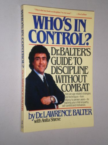 Book cover for "Who's in Control" by Anita Shreve