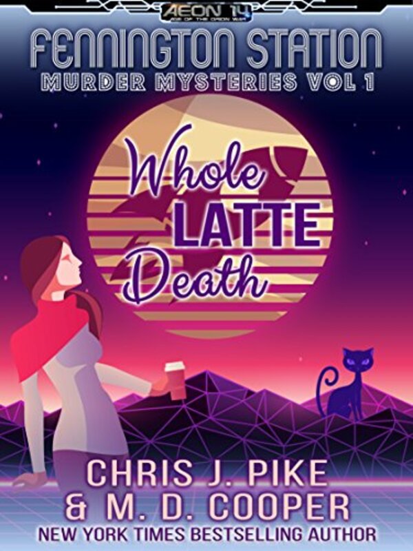 Book cover for "Whole Latte Death" by MD Cooper