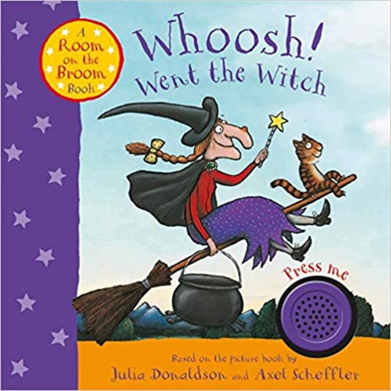Book cover for "Whoosh! Went the Witch" by Julia Donaldson