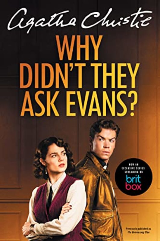 Book cover for "Why Didn't They Ask Evans?" by Agatha Christie