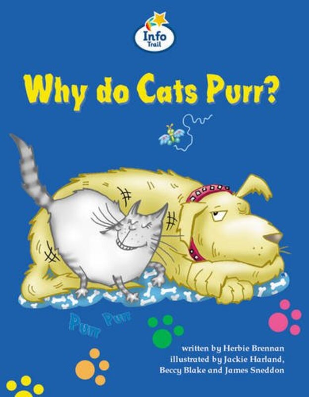 Book cover for "Why Do Cats Purr?" by JH Brennan