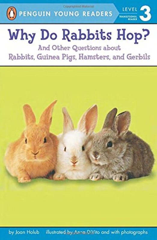 Book cover for "Why Do Rabbits Hop?" by Joan Holub