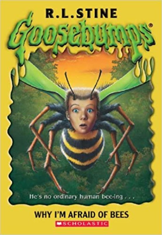 Book cover for "Why I'm Afraid of Bees" by R.L. Stine
