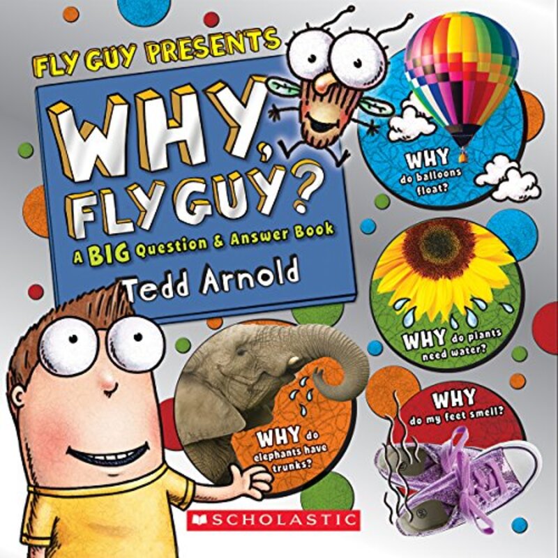 Book cover for "Why, Fly Guy?" by Tedd Arnold