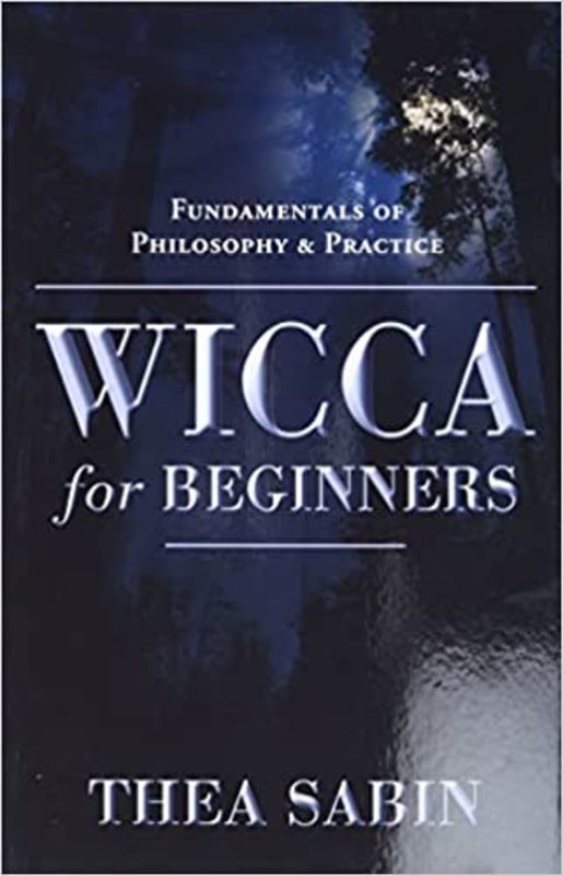 Book cover for "Wicca for Beginners" by Thea Sabin