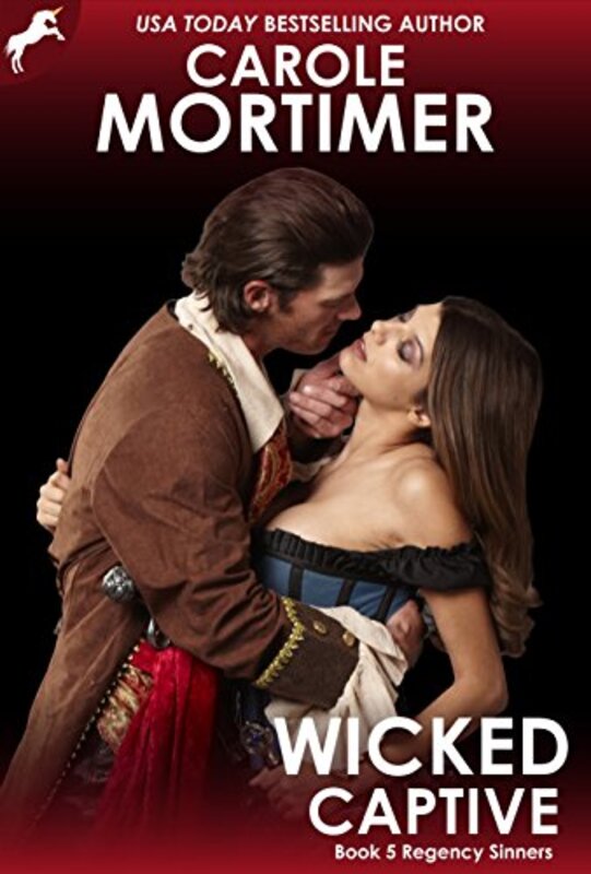 Book cover for "Wicked Captive" by Carole Mortimer