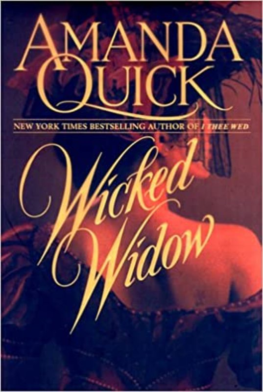 Book cover for "Wicked Widow" by Amanda Quick