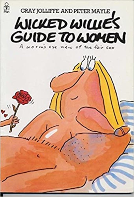 Book cover for "Wicked Willie's Guide to Women" by Peter Mayle
