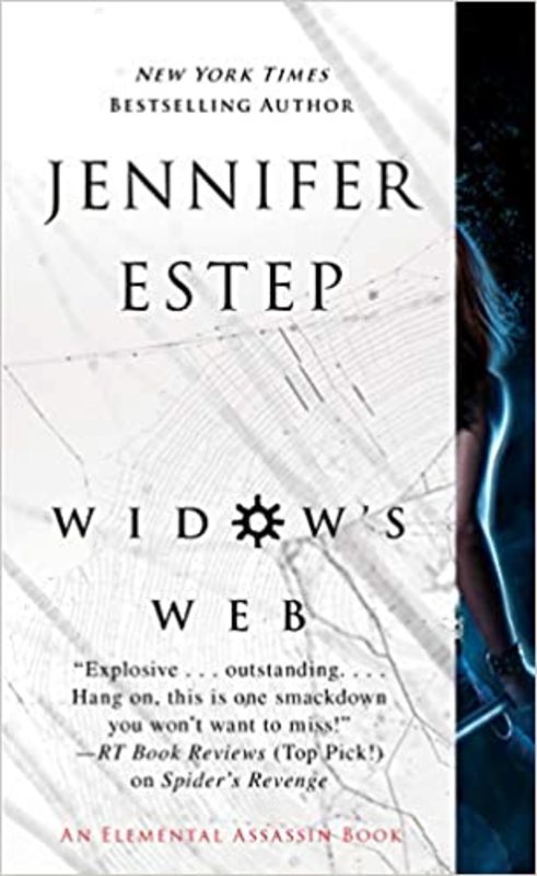 Book cover for "Widow's Web" by Jennifer Estep
