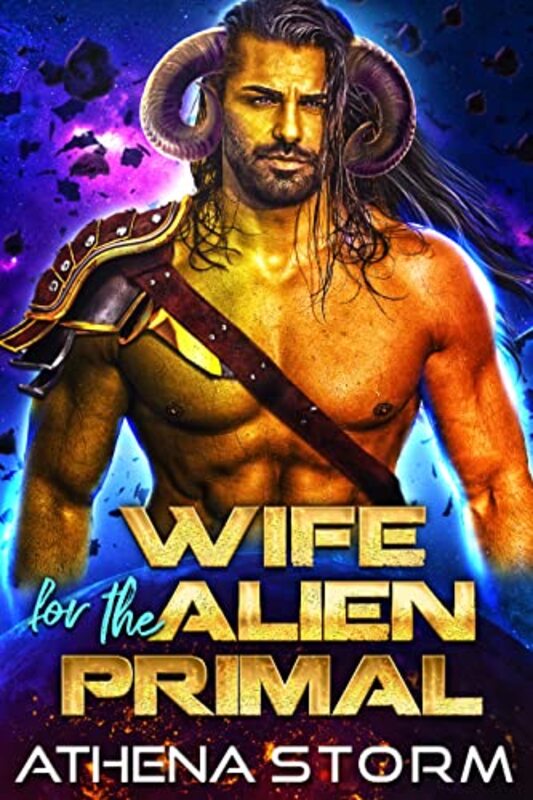 Book cover for "Wife For The Alien Primal" by Athena Storm