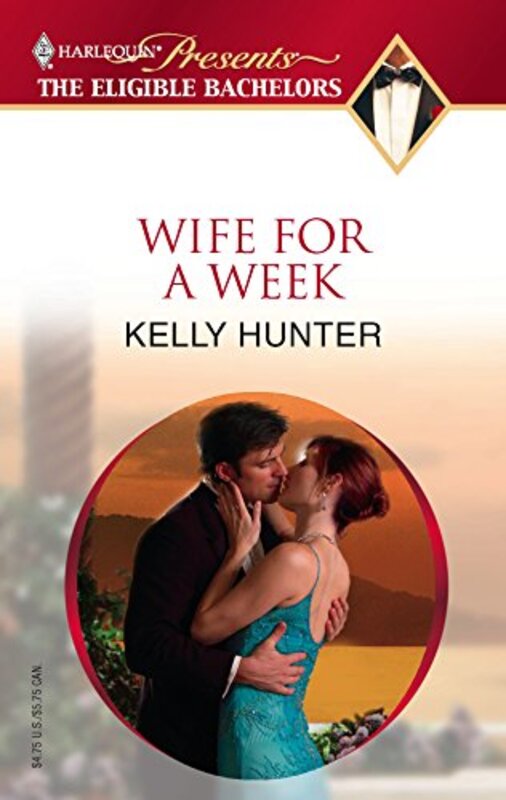 Book cover for "Wife for a Week" by Kelly Hunter