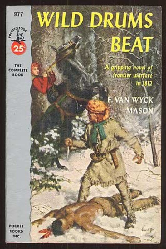 Book cover for "Wild Drums Beat" by F Van Wyck Mason