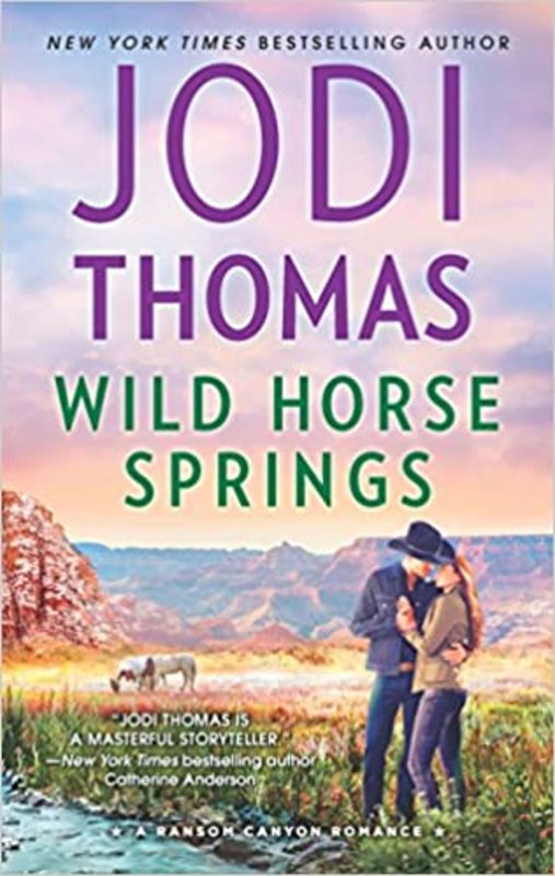 Book cover for "Wild Horse Springs" by Jodi Thomas