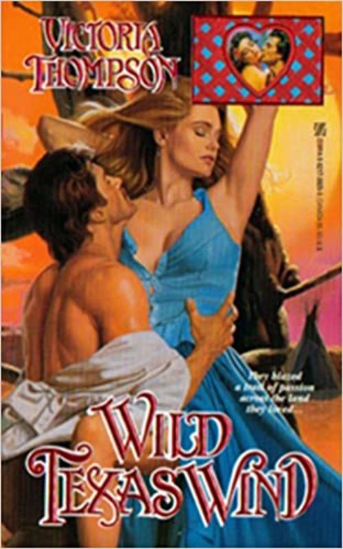Book cover for "Wild Texas Wind" by Victoria Thompson