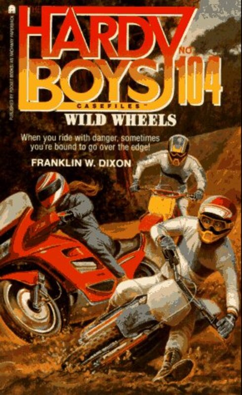 Book cover for "Wild Wheels" by Franklin W Dixon