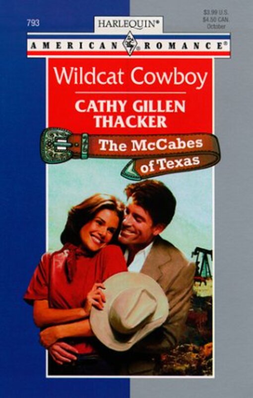 Book cover for "Wildcat Cowboy" by Cathy Gillen Thacker