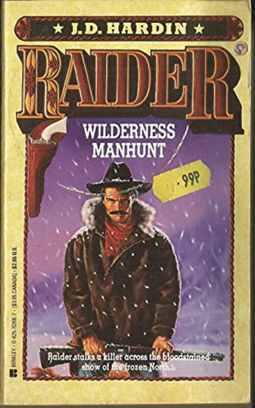 Book cover for "Wilderness Manhunt" by JD Hardin