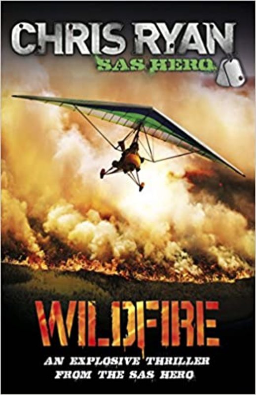 Book cover for "Wildfire" by Chris Ryan