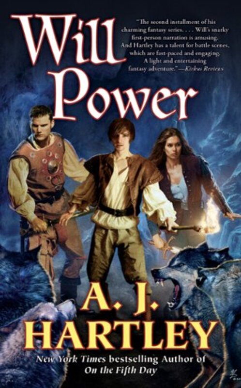 Book cover for "Will Power" by AJ Hartley