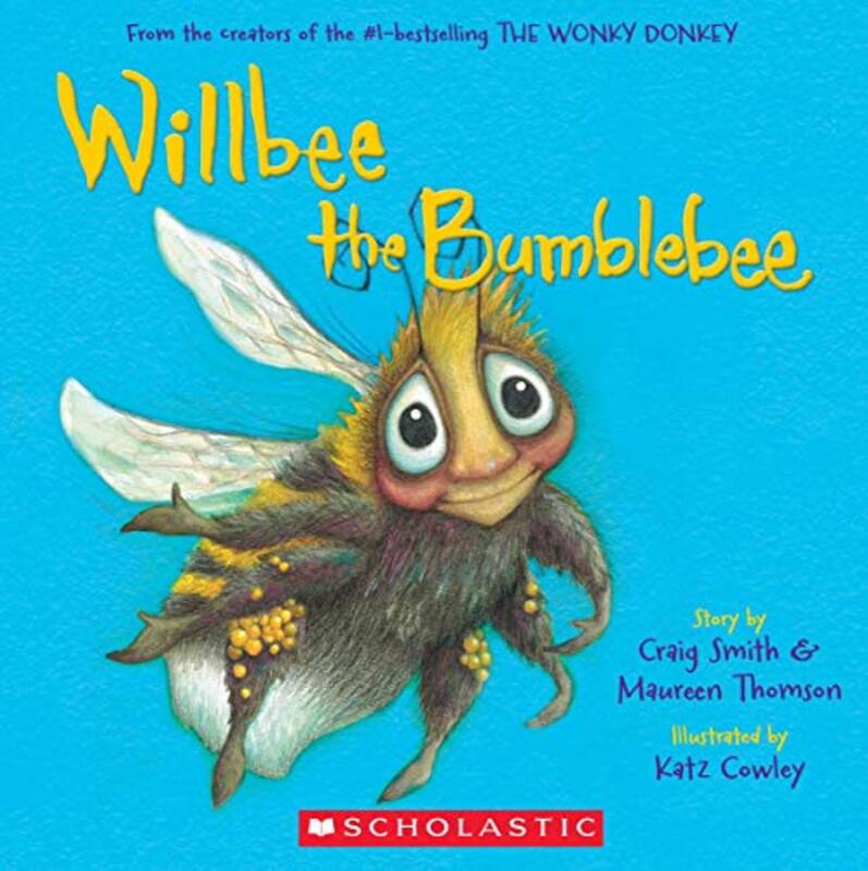 Book cover for "Willbee the Bumblebee" by Katz Cowley