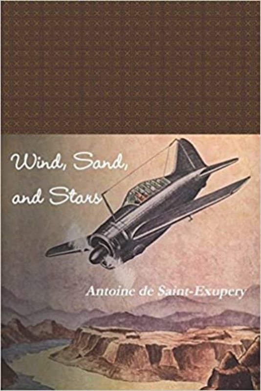 Book cover for "Wind, Sand and Stars" by Antoine de Saint-Exupéry